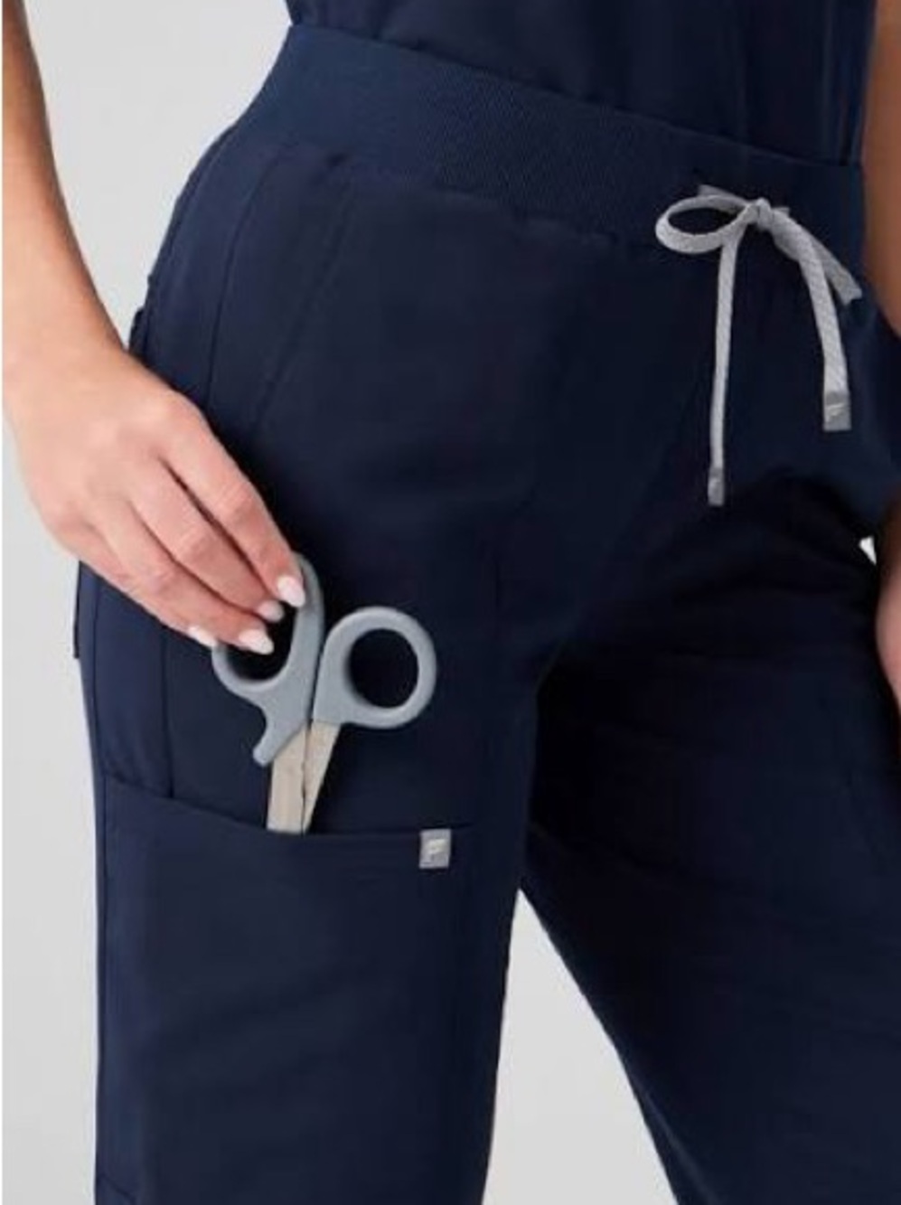 Figs Women's Navy Drawstring Jogger Pants